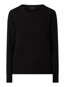 Czarny sweter Selected Femme w stylu casual z wełny