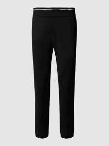 Czarne spodnie Armani Exchange z bawełny