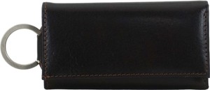Barberini`s Etui skórzane na klucze / portfel - Brązowe ciemne