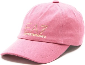 Różowa czapka Emporio Armani
