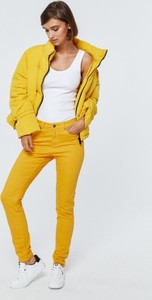 Żółte jeansy Big Star z jeansu w stylu casual