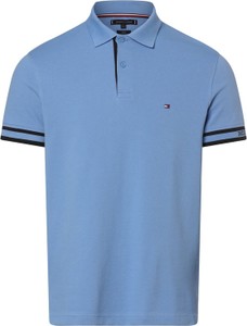 Niebieski t-shirt Tommy Hilfiger z bawełny w stylu casual