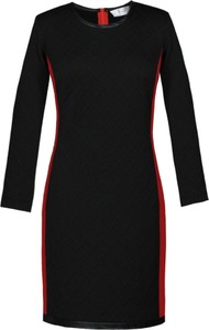 Czarna sukienka Fokus ołówkowa midi