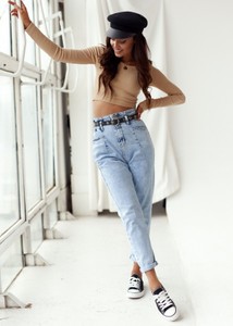 Jeansy Ligari w stylu casual z jeansu
