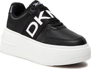 Czarne buty sportowe DKNY w sportowym stylu