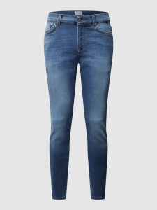 Niebieskie jeansy McNeal w street stylu z bawełny