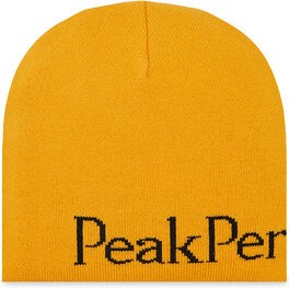 Żółta czapka Peak performance