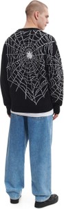 Sweter Cropp z żakardu z okrągłym dekoltem