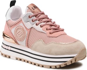 Różowe buty sportowe Liu-Jo na platformie