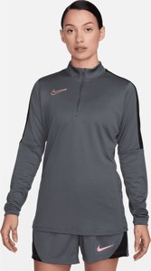 Bluzka Nike z długim rękawem z okrągłym dekoltem w sportowym stylu