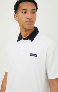 Koszulka polo Hollister Co. z bawełny w stylu casual z krótkim rękawem