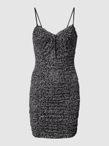 Czarna sukienka Review mini na ramiączkach