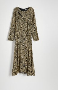 Sukienka Reserved z tkaniny w stylu casual rozkloszowana