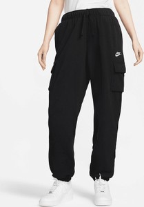 Czarne spodnie sportowe Nike z bawełny