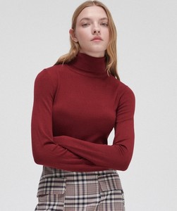 Czerwony sweter Cropp w stylu casual