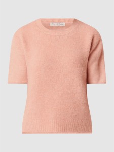 Różowy sweter Marc O'Polo alpaka w stylu casual
