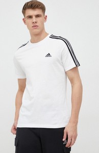 T-shirt Adidas z dzianiny w sportowym stylu