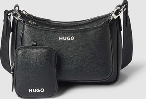 Torebka Hugo Boss matowa ze skóry ekologicznej na ramię