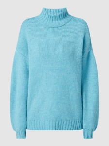 Niebieski sweter Pieces w stylu casual