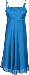 Niebieska sukienka Fokus midi