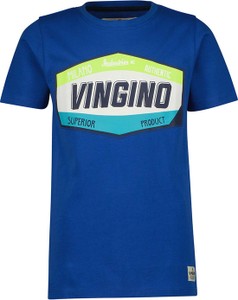 Niebieska koszulka dziecięca Vingino dla chłopców