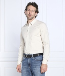 Koszula Calvin Klein w stylu casual z długim rękawem z klasycznym kołnierzykiem