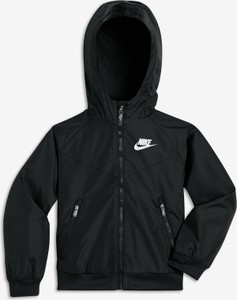 Czarna kurtka Nike w sportowym stylu z dresówki