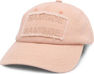 Różowa czapka Samsøe & Samsøe