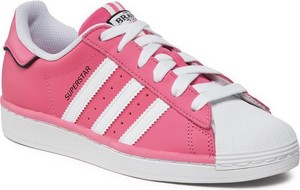 Różowe trampki dziecięce Adidas dla dziewczynek