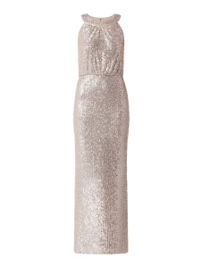 Sukienka Swing maxi bez rękawów z dekoltem w kształcie litery v