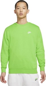 Zielona bluza Nike z dzianiny w sportowym stylu