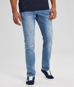 Niebieskie jeansy Diverse w młodzieżowym stylu