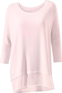 Różowa bluzka Heine z długim rękawem