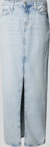 Niebieska spódnica Calvin Klein w stylu casual z bawełny