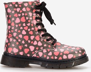 Buty dziecięce zimowe Zapatos sznurowane dla dziewczynek