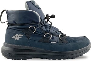 Granatowe buty dziecięce zimowe 4F sznurowane