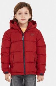 Czerwona kurtka dziecięca Tommy Hilfiger dla chłopców