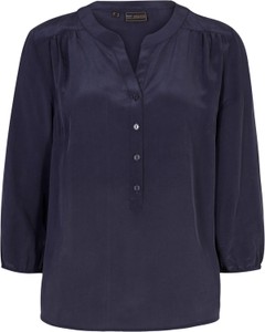 Bluzka bonprix z dekoltem w kształcie litery v z długim rękawem w stylu casual