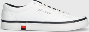 Tommy Hilfiger sneakersy skórzane MODERN VULC CORPORATE LEATHER kolor biały FM0FM04922