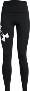 Czarne legginsy Under Armour z tkaniny w sportowym stylu