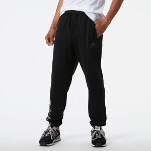 Czarne spodnie New Balance w sportowym stylu