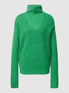 Zielony sweter Ichi w stylu casual
