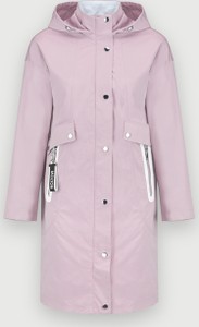 Różowa kurtka Molton z kapturem w stylu casual