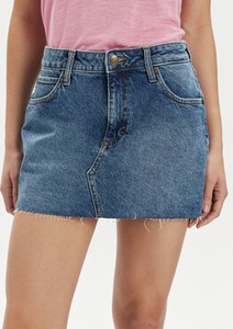 Niebieska spódnica Lee w stylu casual z jeansu mini