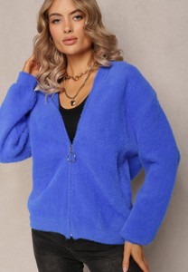 Niebieski sweter Renee z wełny