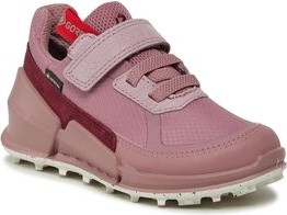 Różowe buty sportowe dziecięce Ecco z goretexu