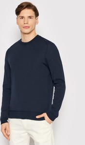 Granatowy sweter S.Oliver z okrągłym dekoltem w stylu casual