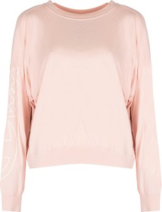 Różowa bluzka ubierzsie.com z tkaniny