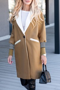 Płaszcz IVET długi w stylu casual