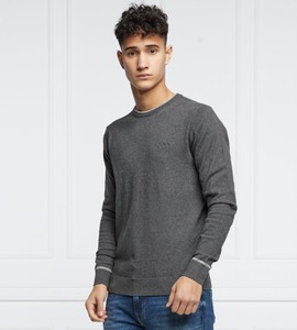 Sweter Guess w stylu casual z okrągłym dekoltem